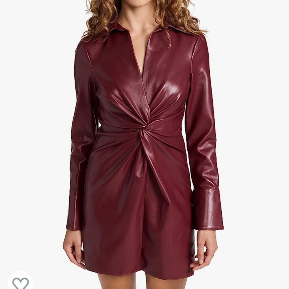Cinq à Sept Women's Faux Leather McKenna Dres